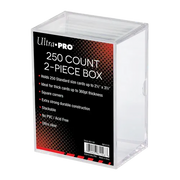 Ultra Pro 2-Piece 250 Count Clear Card Storage Box