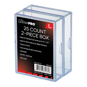 Ultra Pro 2-Piece 25 Count Clear Card Storage Box (2st)