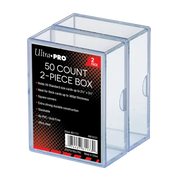 Ultra Pro 2-Piece 50 Count Clear Card Storage Box (2st)