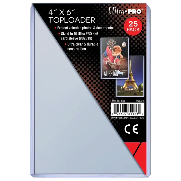 4" X 6" Toploader (25st)