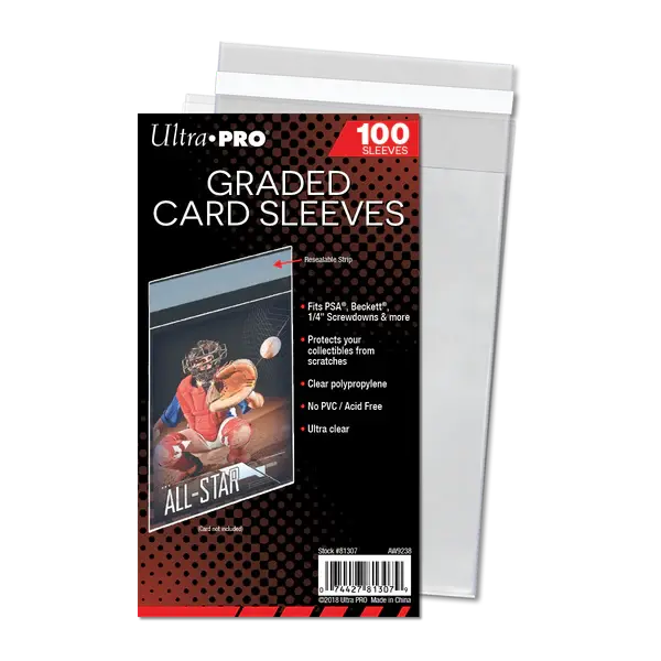 Graded Card Resealable Sleeves (100st)