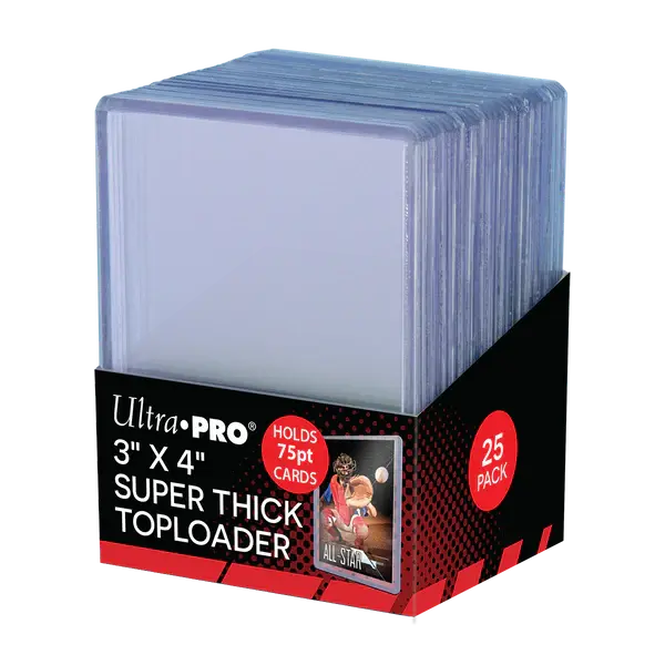 3" x 4" Thick 75PT Toploader (25st)
