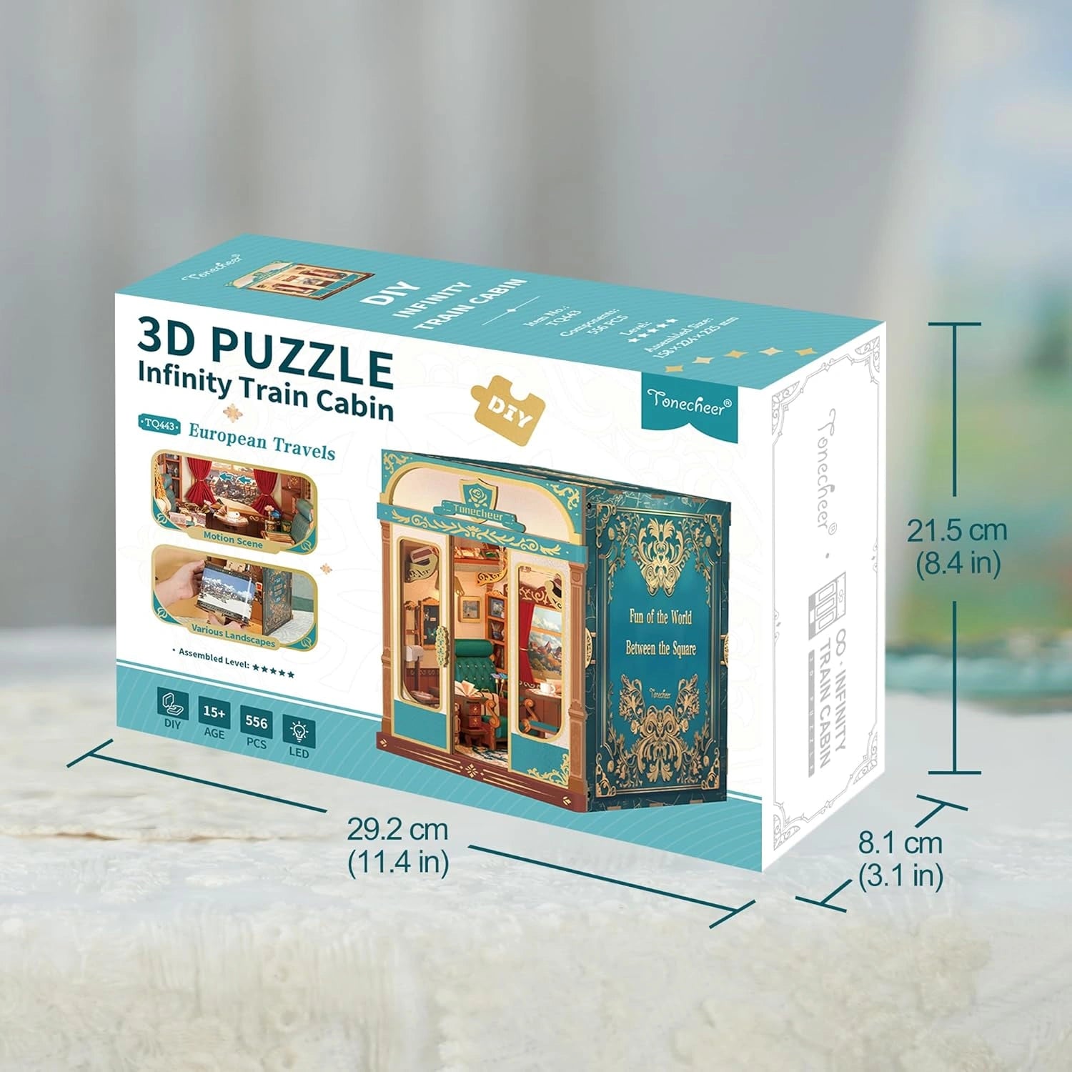 European Travels, Infinity Train Cabin 3D - Tonecheer