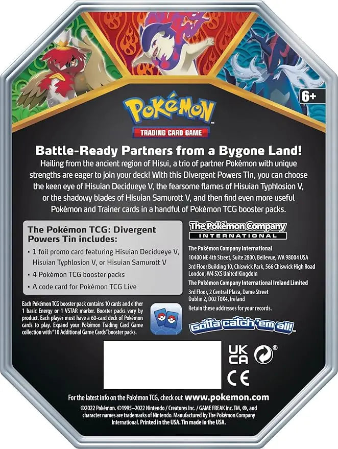 Pokémon: Tin Summer 2022 Divergent Powers - Decidueye V