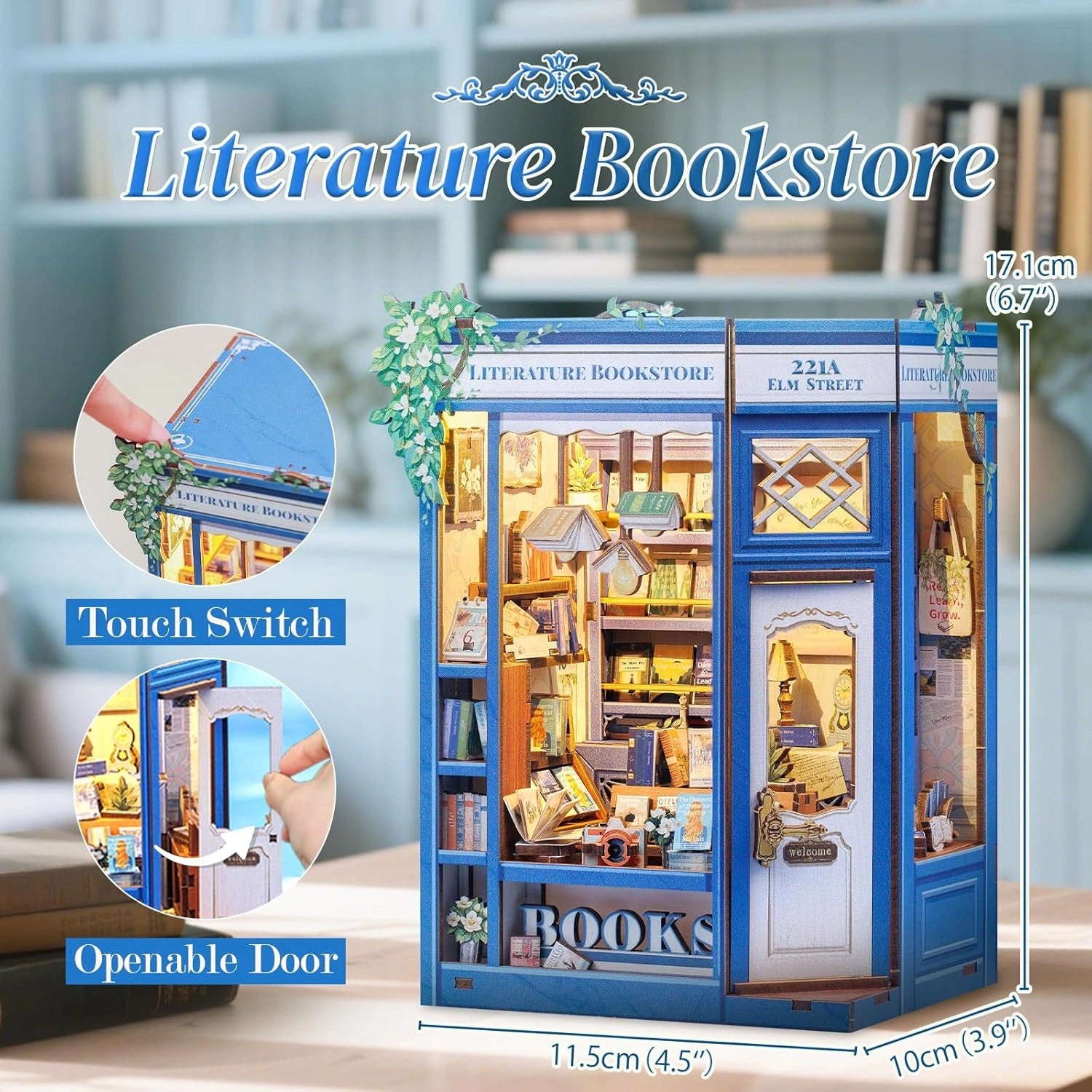 Literature Bookstore - Book Nook Kit - CuteBee