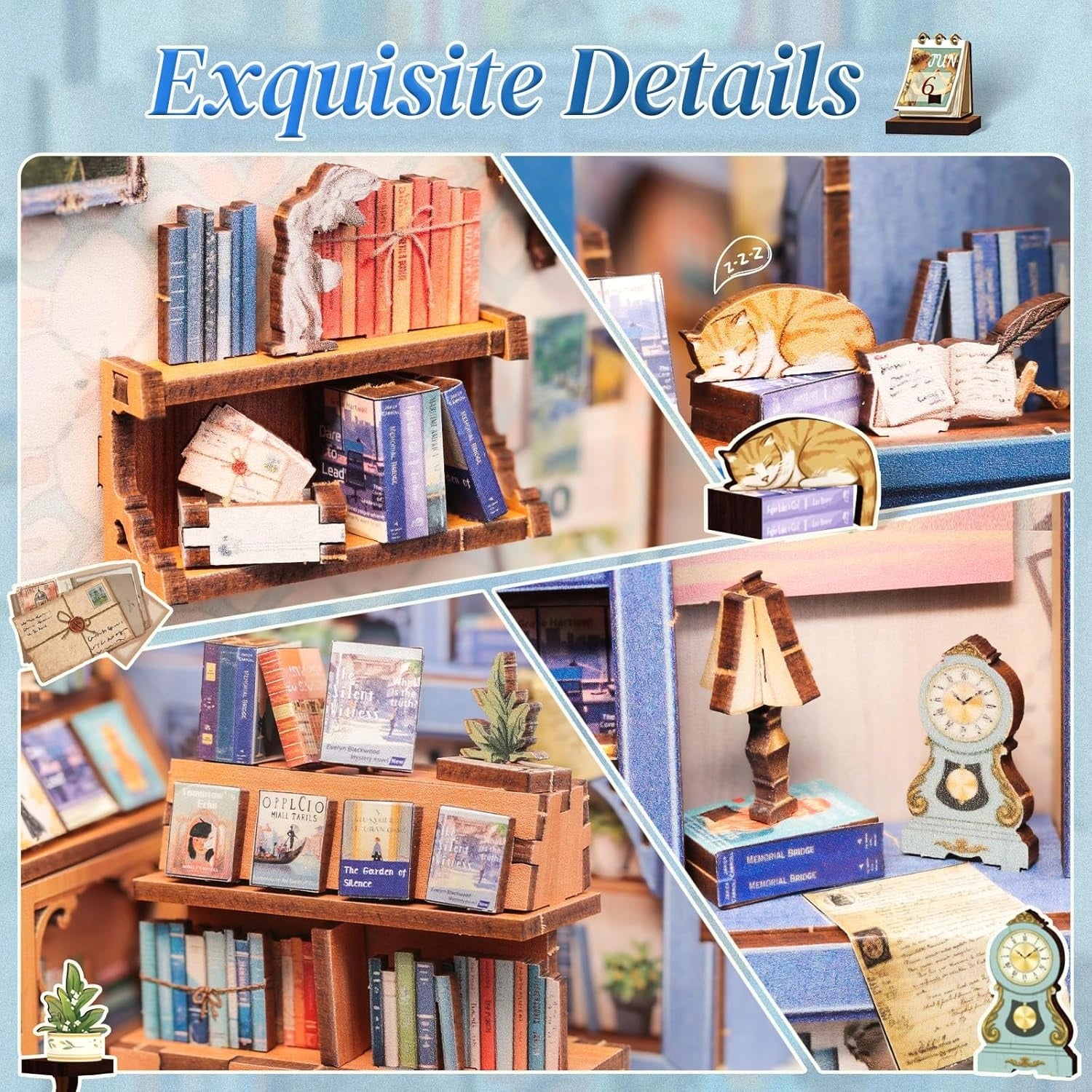 Literature Bookstore - Book Nook Kit - CuteBee