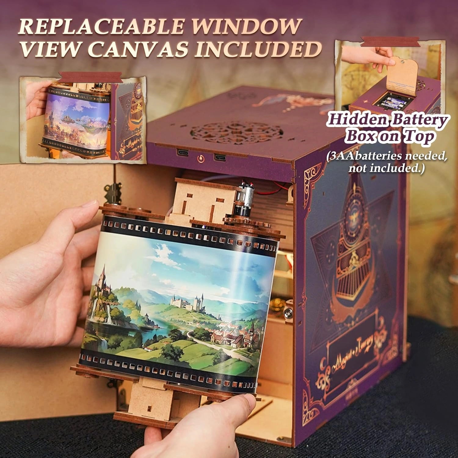 Magical Journey, Infinity Train Cabin 3D - Tonecheer