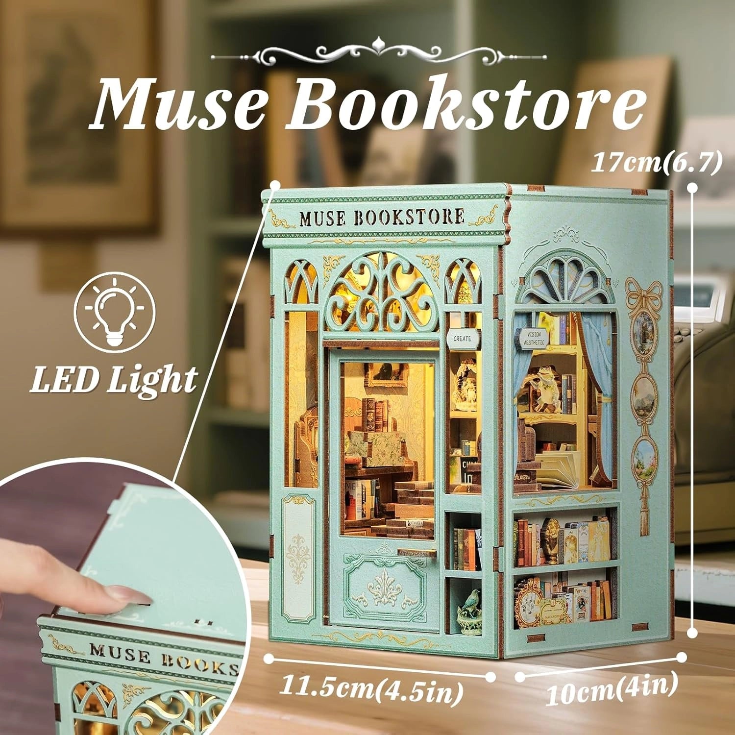 Muse Bookstore - Book Nook Kit - CuteBee