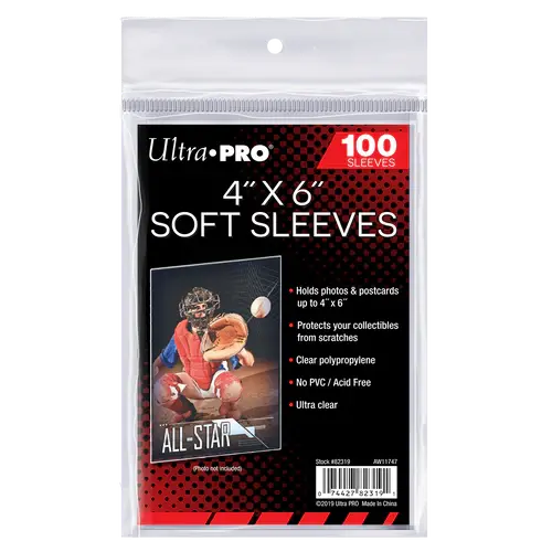 4" x 6" Soft Sleeves (100st)