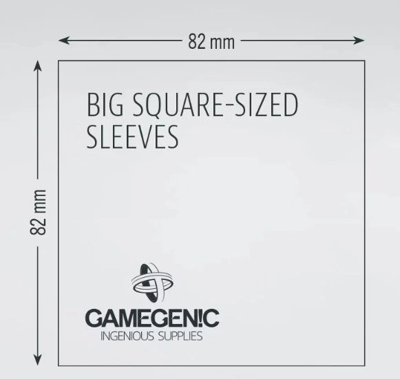 (82x82 mm) Gamegenic - Matte Big Square Sleeves
