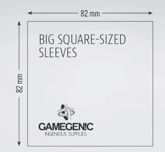 (82x82 mm) Gamegenic - PRIME Big Square Sleeves