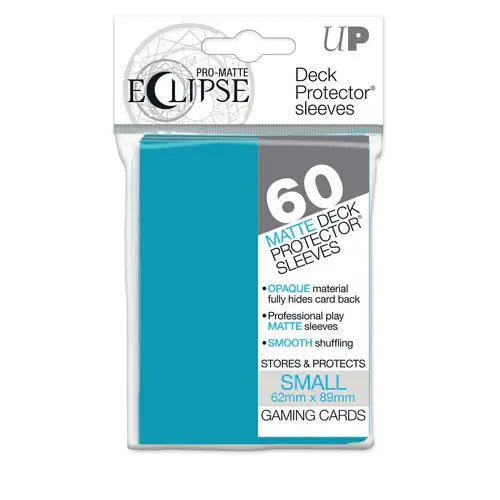 PRO-Matte Eclipse Small Deck Protector Sleeves - Sky Blue