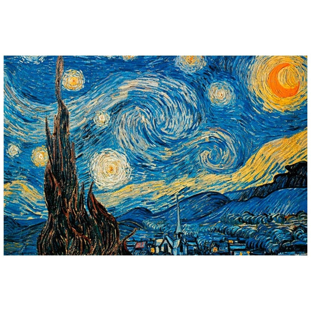 Van Gogh, Stjärnnatt, Pussel, 1000 bitar, Piatnik