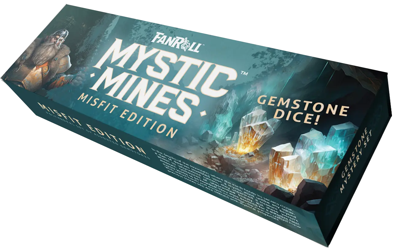 Misfit Gemstone Mystic Mines Dice Set
