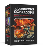Dungeons & Dragons 100 Postcards: Archival Art from Every Edition - 100 Pos