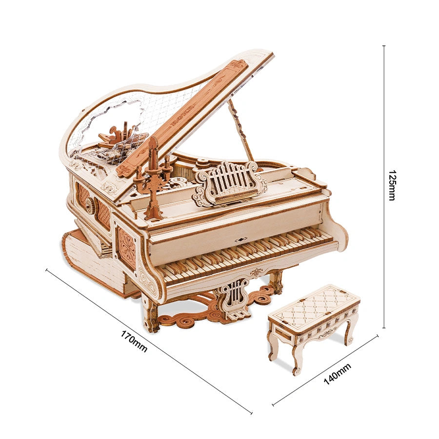 Magic Piano - Mechanical Music Box DIY - Rolife