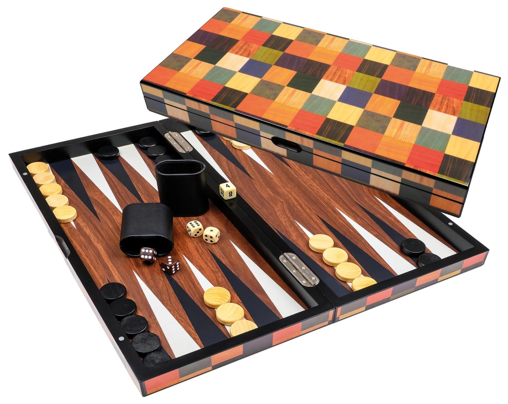 Backgammon Fourni, large, magnetic lock (1160)