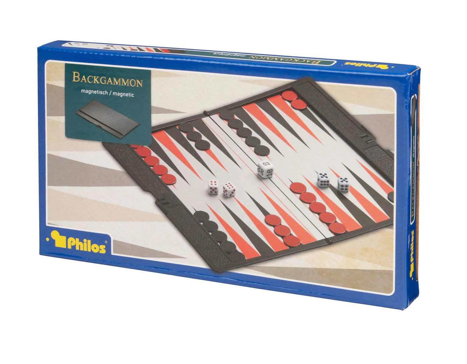 Travel backgammon, magnetic (6530)