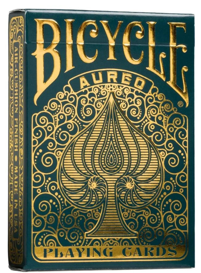 Bicycle Aureo green Playing Cards