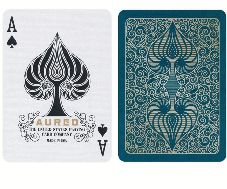 Bicycle Aureo green Playing Cards