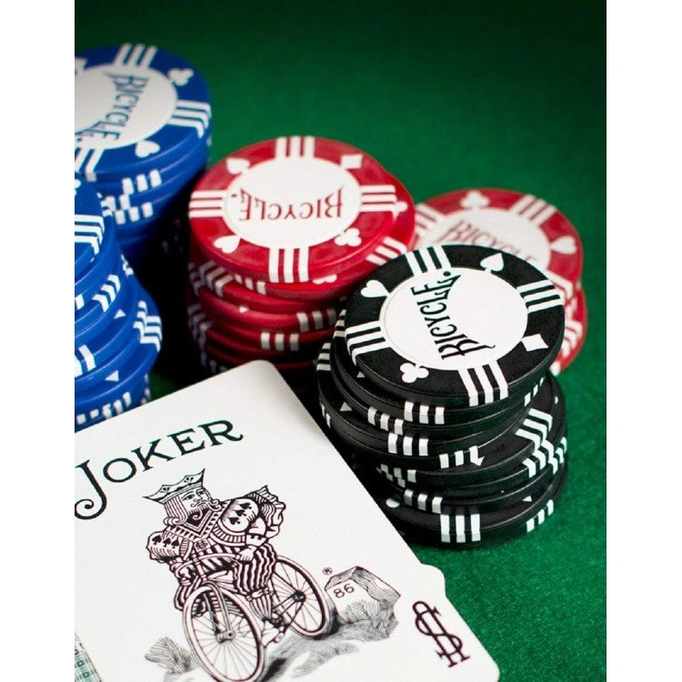 Bicycle Clay Poker Chips 50 Count 8 Gram
