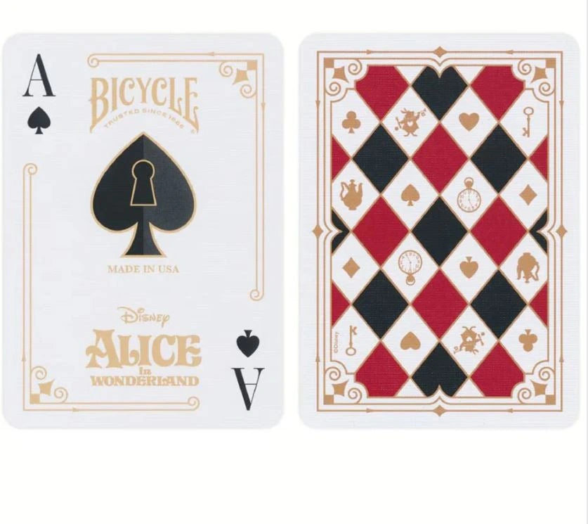 Bicycle Disney Alice in Wonderland Playing Cards