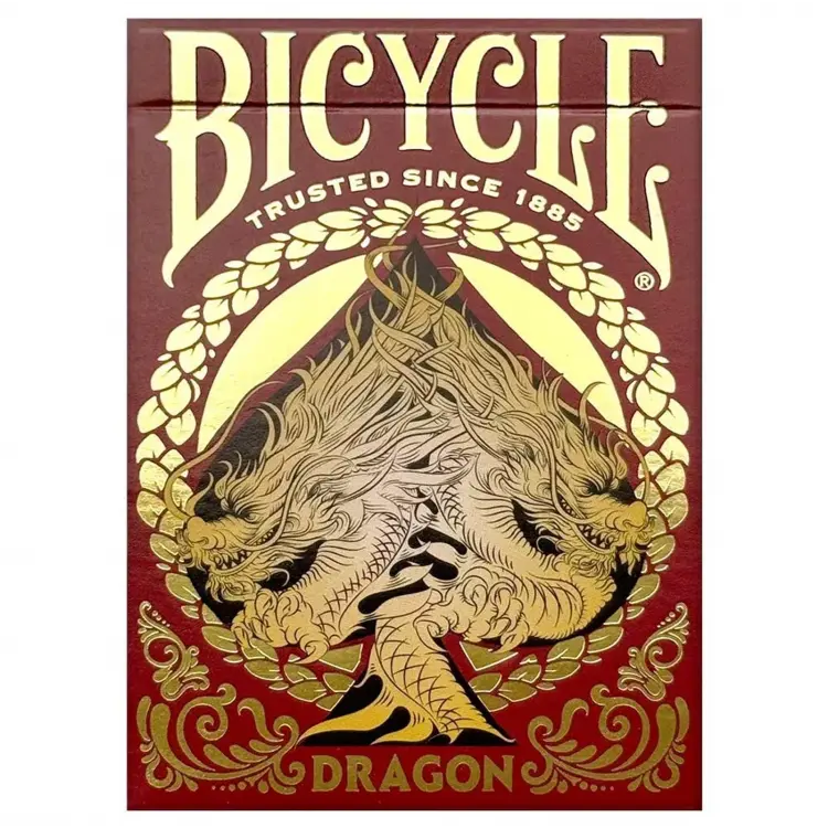 Bicycle Dragon playing cards (Red)