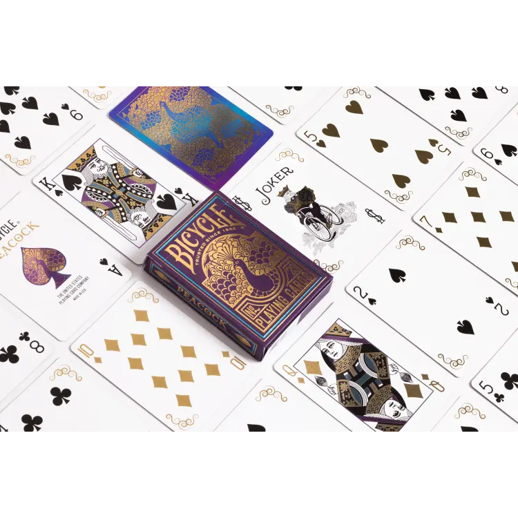 Bicycle Peacock Purple No 20 Playing Cards