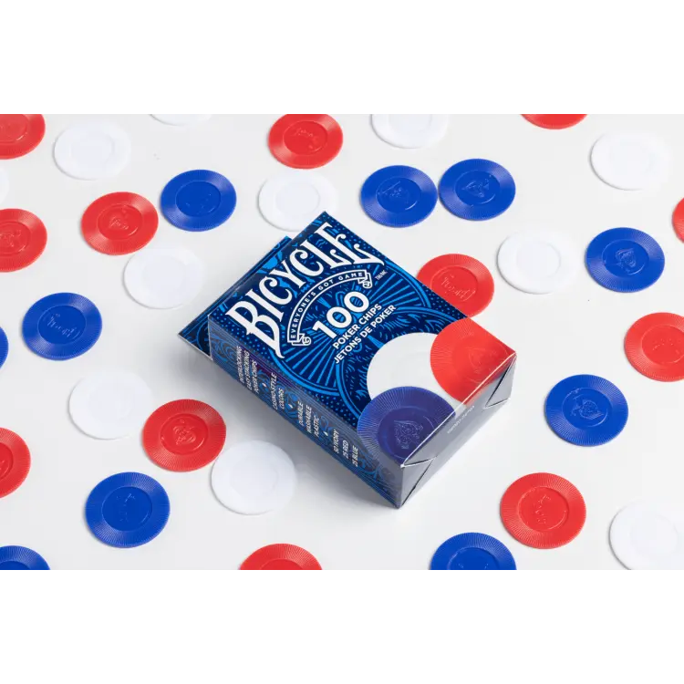 Bicycle Plastic Poker Chips 2 Gram (100)