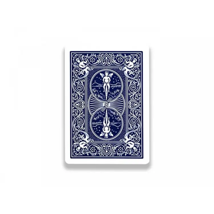 Bicycle Rider Back Plastic playing cards (Blue)