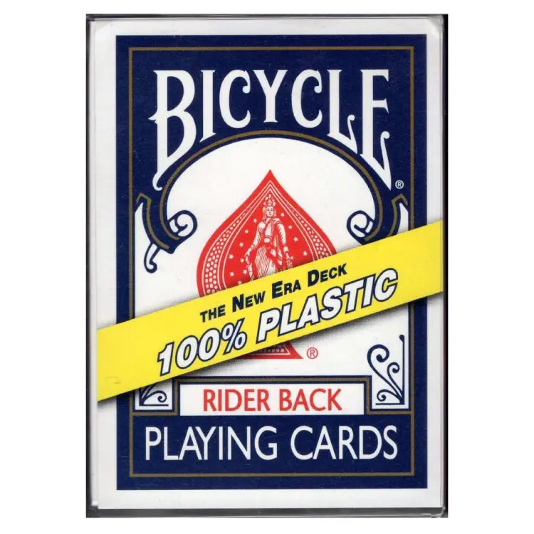 Bicycle Rider Back Plastic playing cards (Blue)