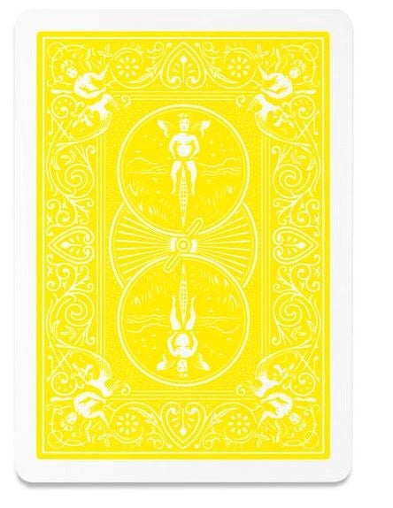 Bicycle Rider Back playing cards (Yellow)
