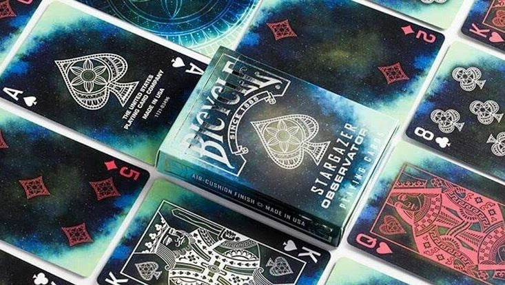 Bicycle Stargazer Observatory playing cards