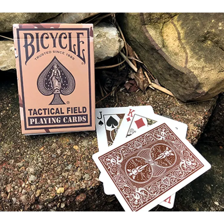 Bicycle Tactical Field brown playing cards