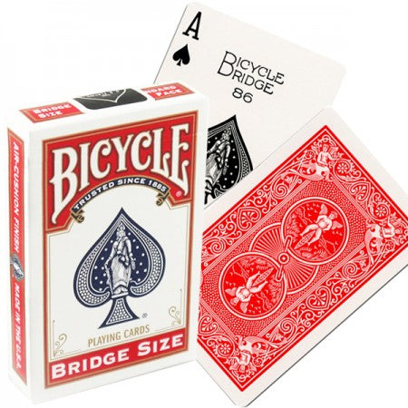 Bicycle Bridge Size Playing Cards (Red or blue deck)