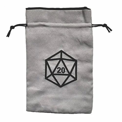 Dice Bag D20 on Gray