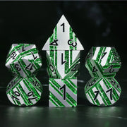 A Role Playing Dice Set Metallic - Borg