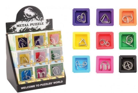 Brainteaser metal puzzle (7.5x7.5cm)
