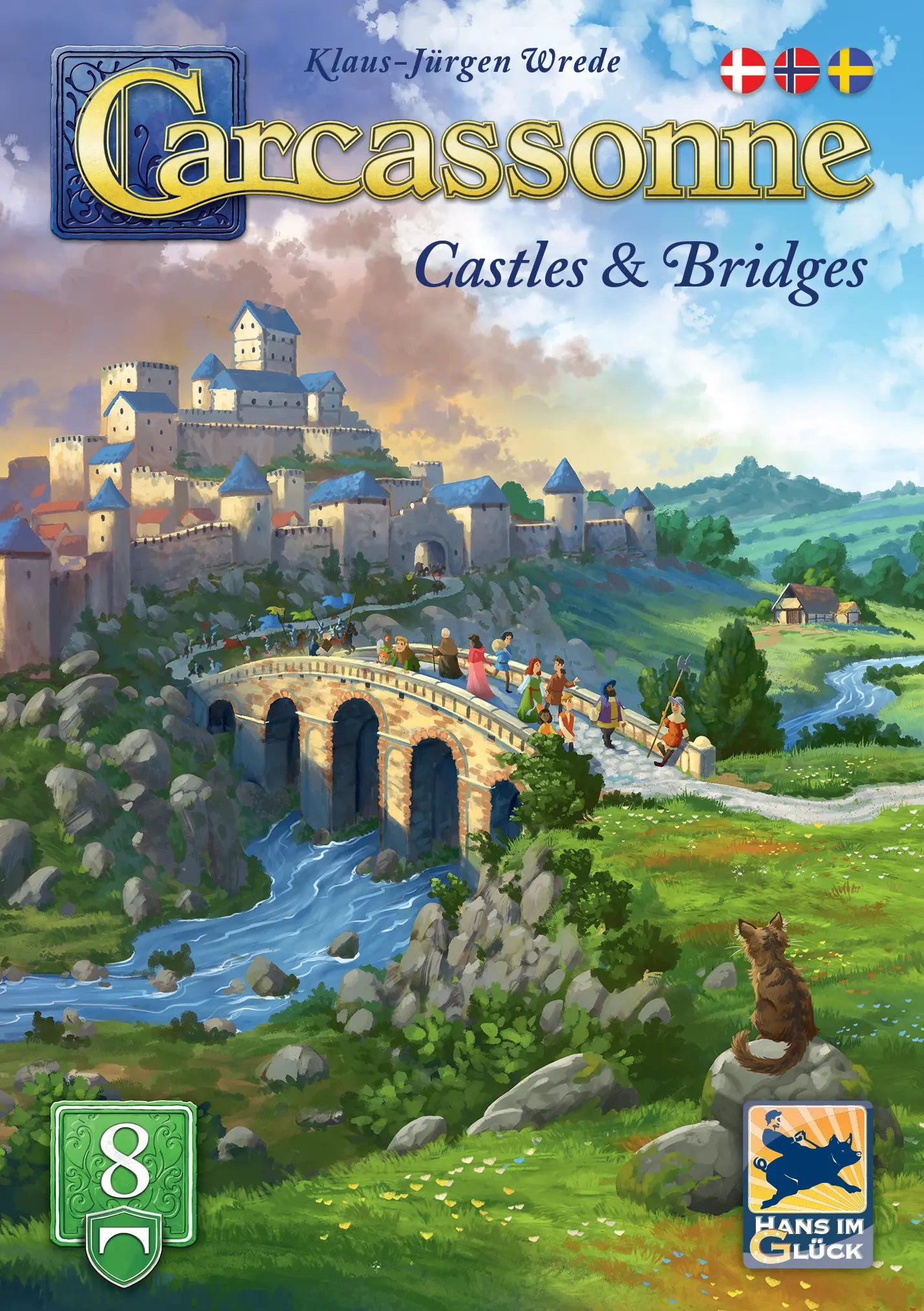 Carcassonne 3.0 - Expansion 8 Castles & Bridges (sv)