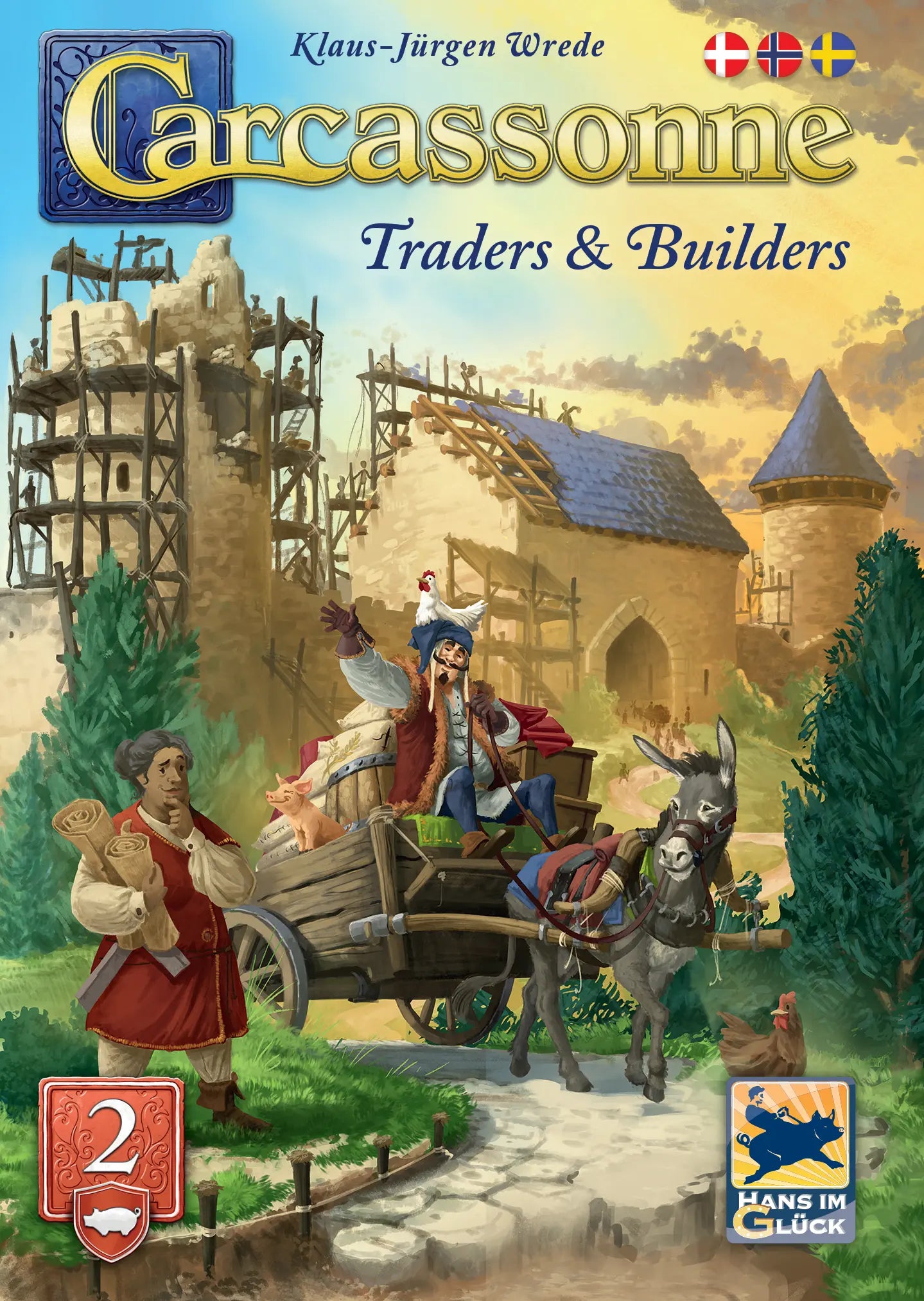Carcassonne 3.0 - Expansion 2: Traders & Builders (Sv)