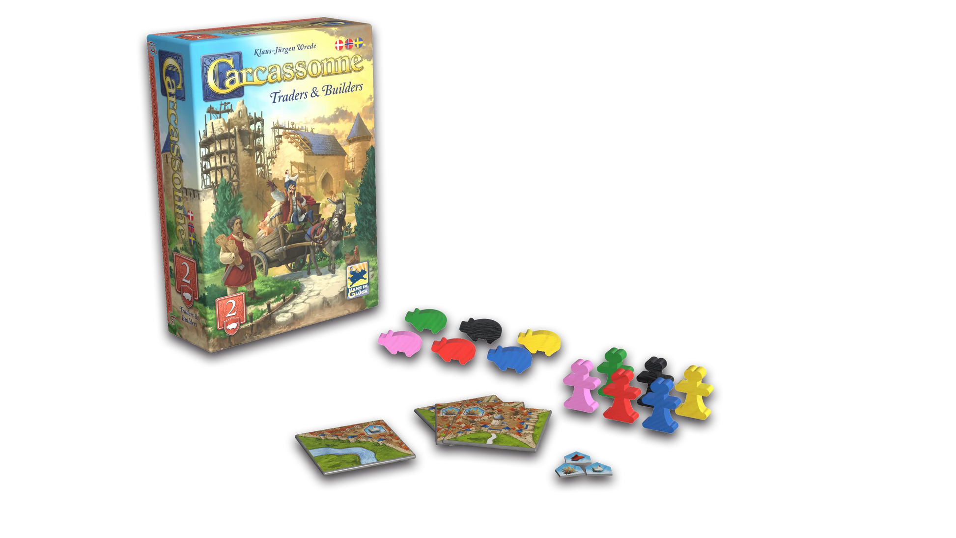 Carcassonne 3.0 - Expansion 2: Traders & Builders (Sv)