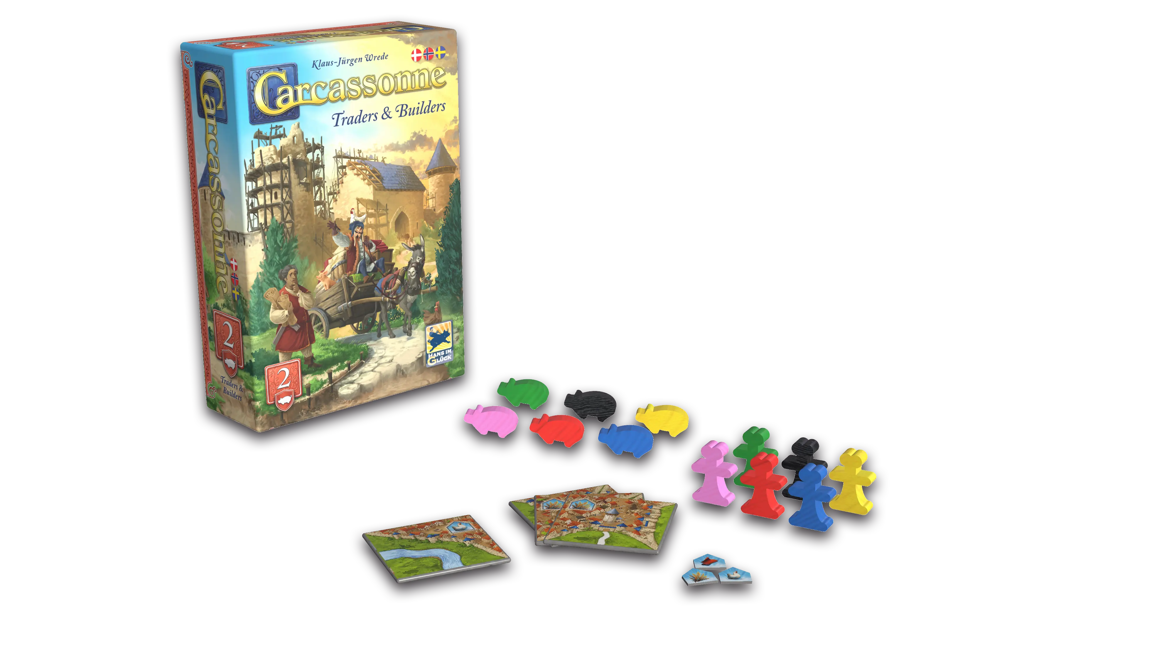 Carcassonne 3.0 - Expansion 2: Traders & Builders (Sv)
