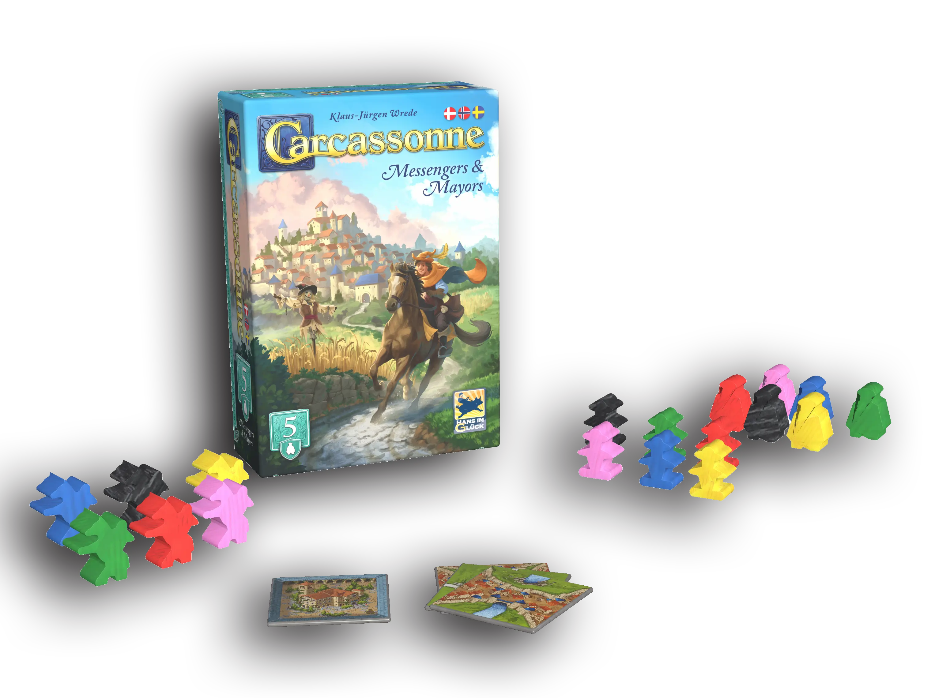 Carcassonne 3.0 - Expansion 5 Messengers & Mayors (sv)