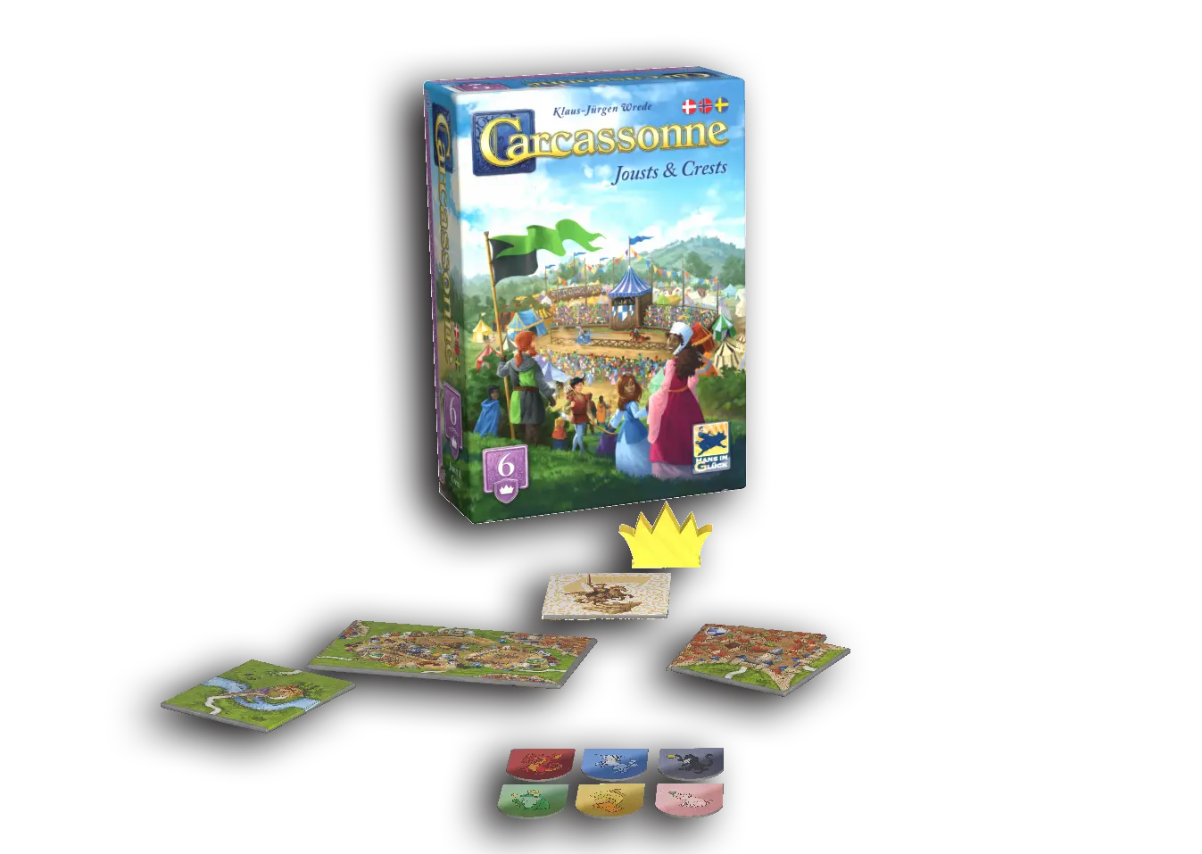 Carcassonne 3.0 - Expansion 6 Jousts & Crests (sv)