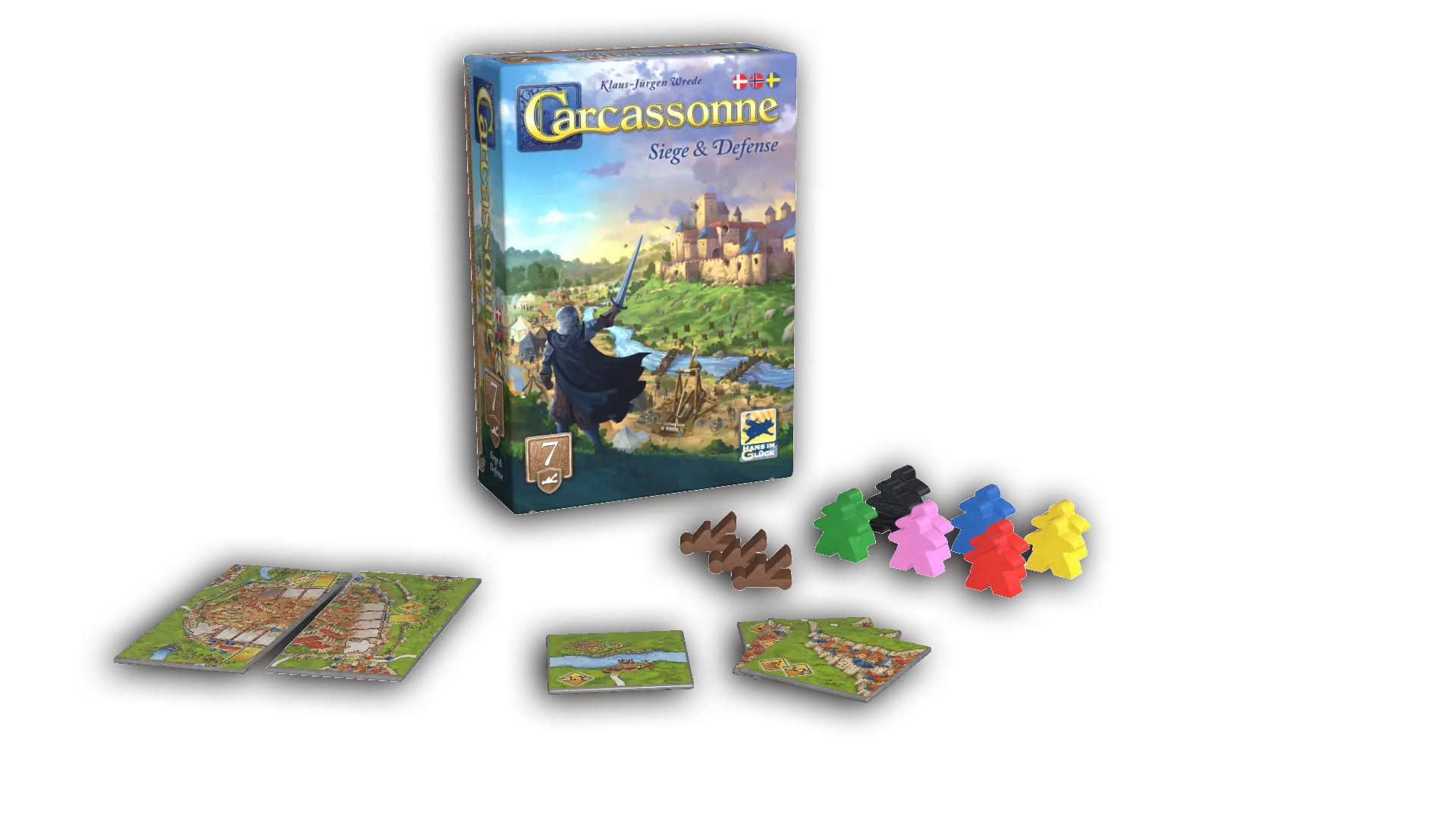 Carcassonne 3.0 - Expansion 7 Siege & Defense (sv)