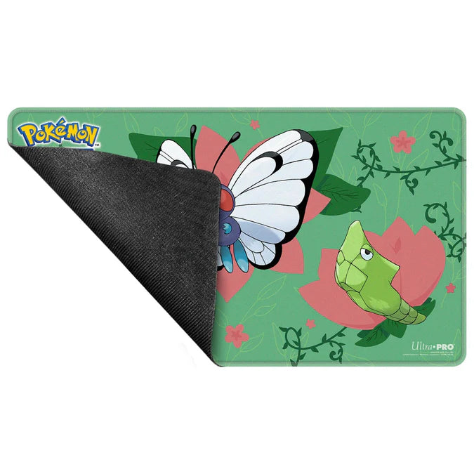 Caterpie Evolutions Stitched Playmat for Pokémon