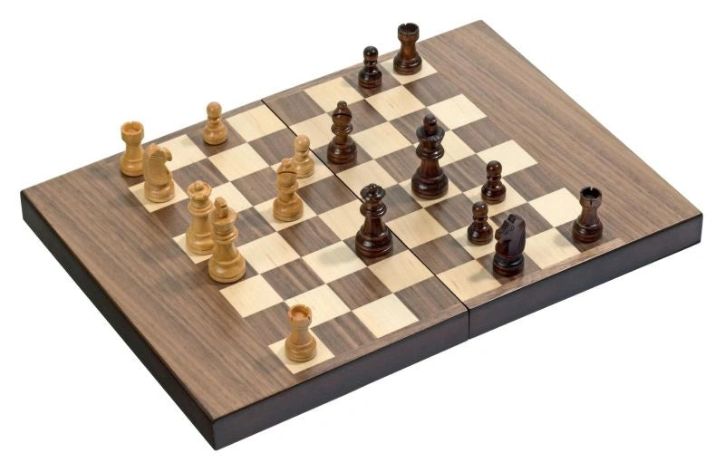 Chess Backgammon Checkers Set, field 32 mm, magnetic lock (2508)