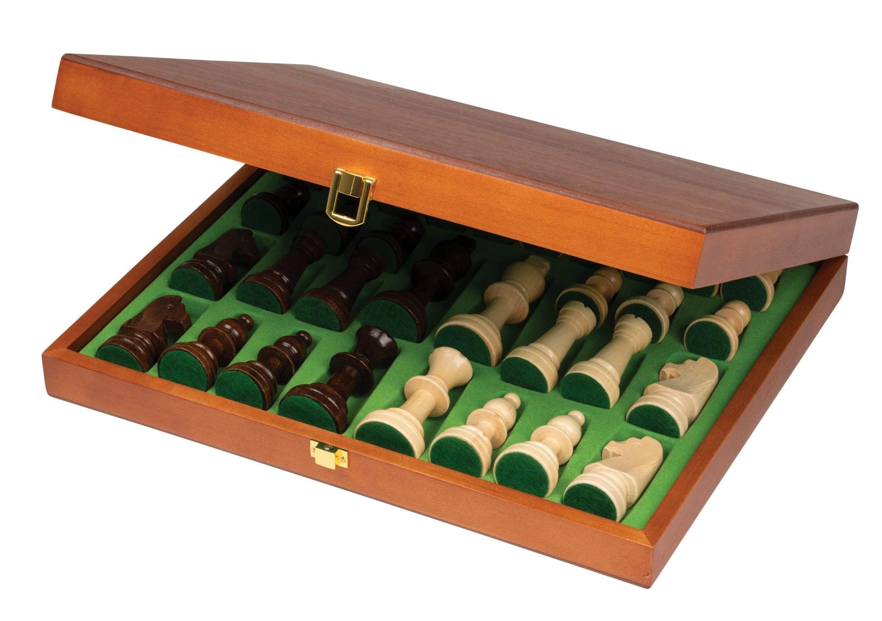 Chess-Set, Tournament, field 50mm, in wooden case (2503)