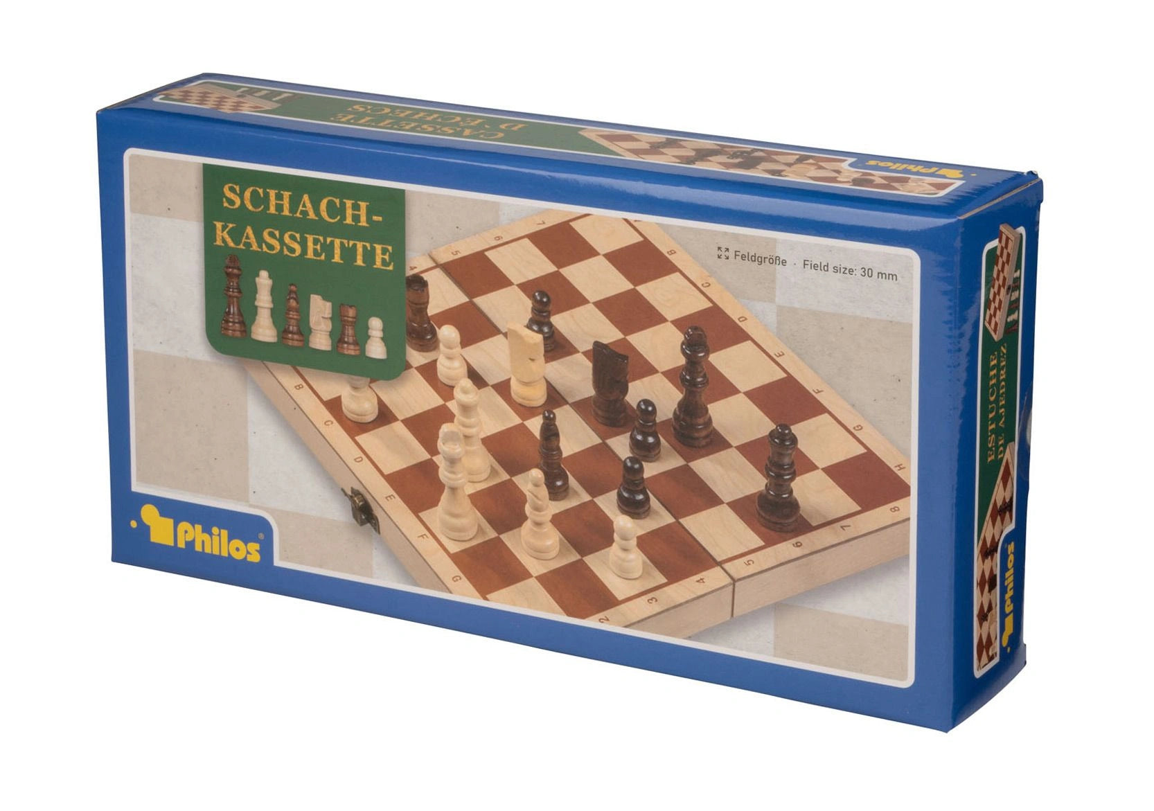 Chess cassette, field 30 mm, with numbers and letters (2608)