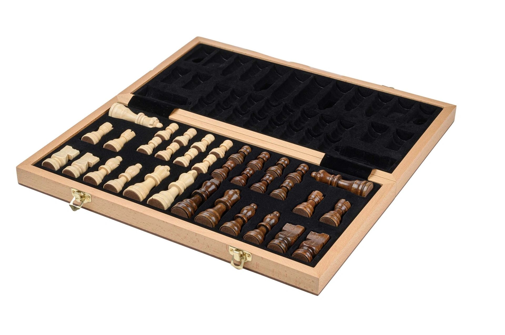 Chess cassette, field 40 mm, with additional pair of queens (2616)